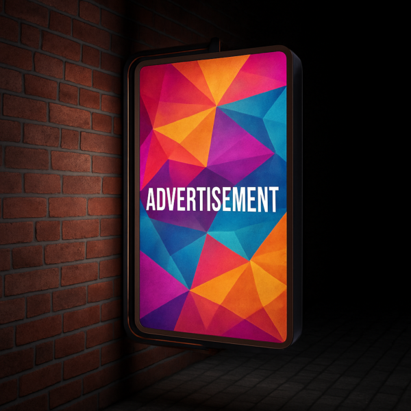 Cambio de lona aviso luminoso m²