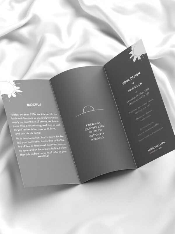 Folletos 1 x 1 papel bond