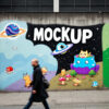 Mural en banner m²