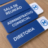 Señalizacion en poliestireno calibre 120 m²