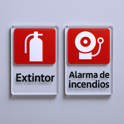 Señalizacion en acrilico 5mm / m²